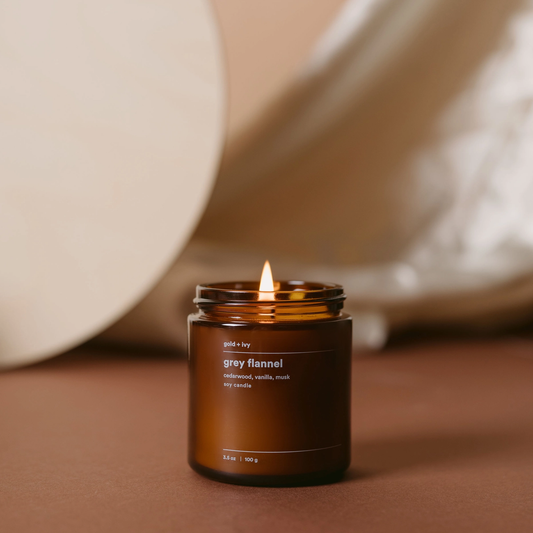 Grey Flannel Soy Candle - 3.5oz