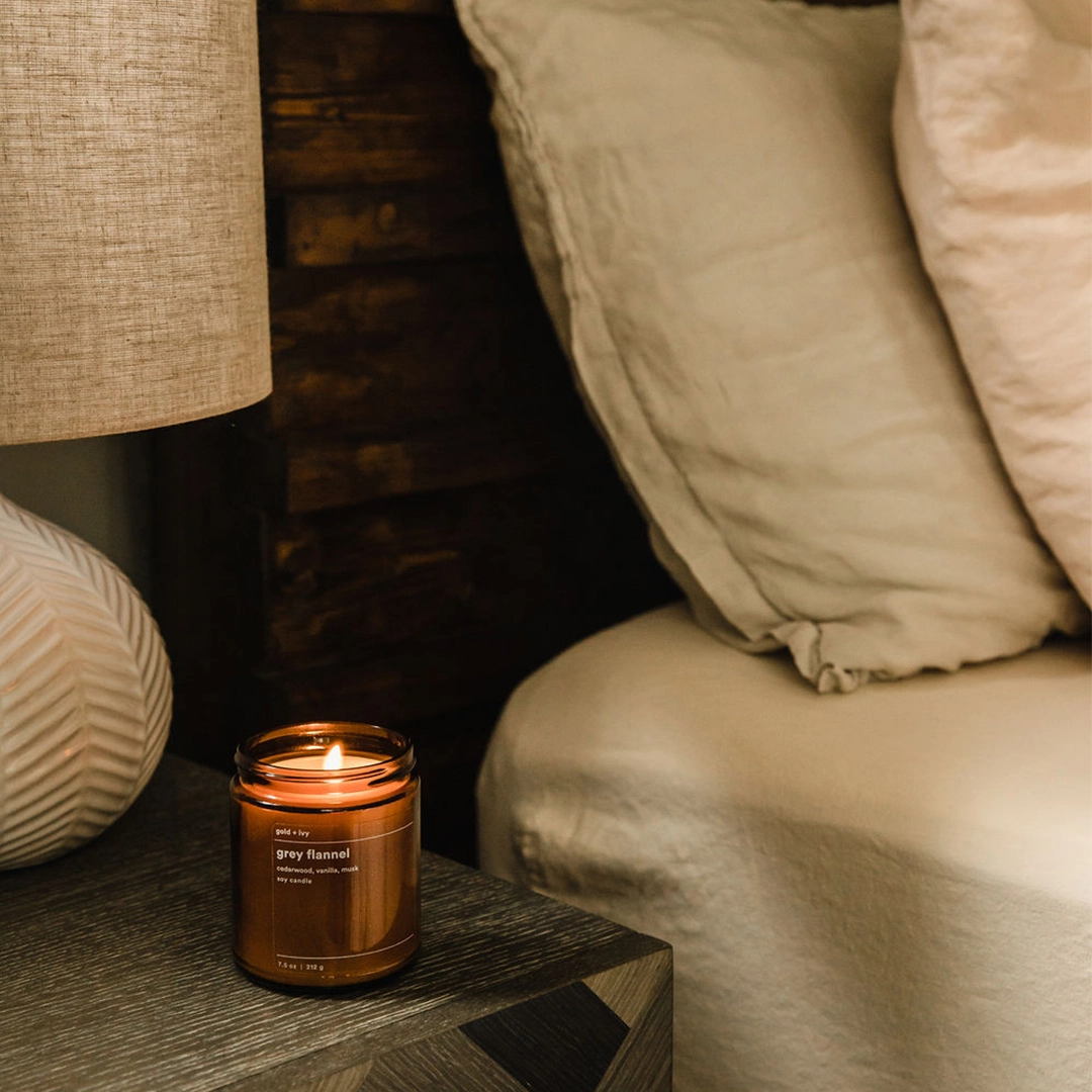 Grey Flannel Soy Candle - 3.5oz