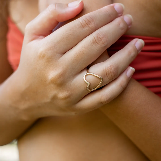 Love Band Ring - Sterling Silver